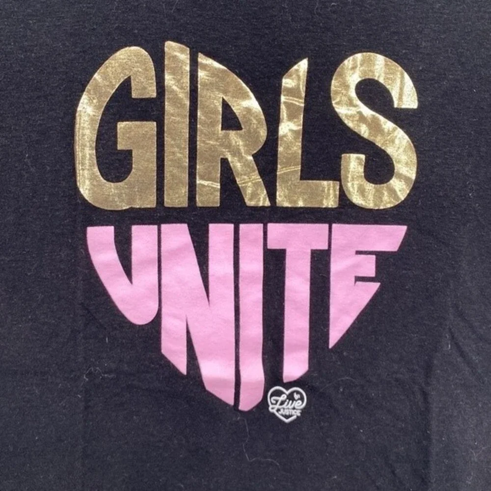Justice girls black